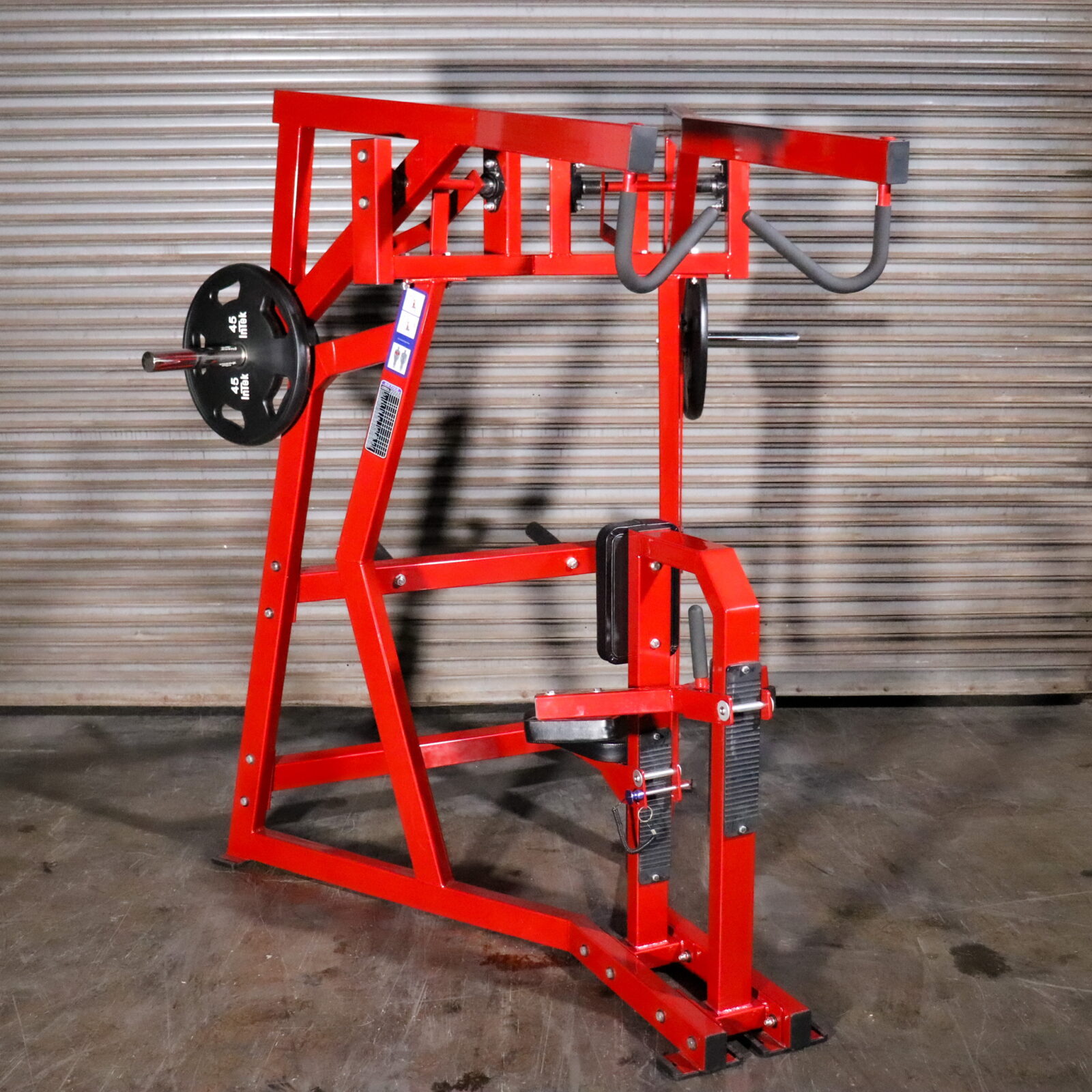 Iso Lateral High Row Gym Bro Fitness