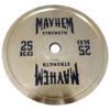 Mayhem Strength Gold Chrome Calibrated Plates