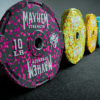 MAYHEM STRENGTH NEON FLECK BUMPER PLATES - Shop gymbrofitness.com.