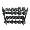 MAYHEM STRENGTH RUBBER HEX DUMBBELLS