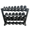 MAYHEM STRENGTH RUBBER HEX DUMBBELLS