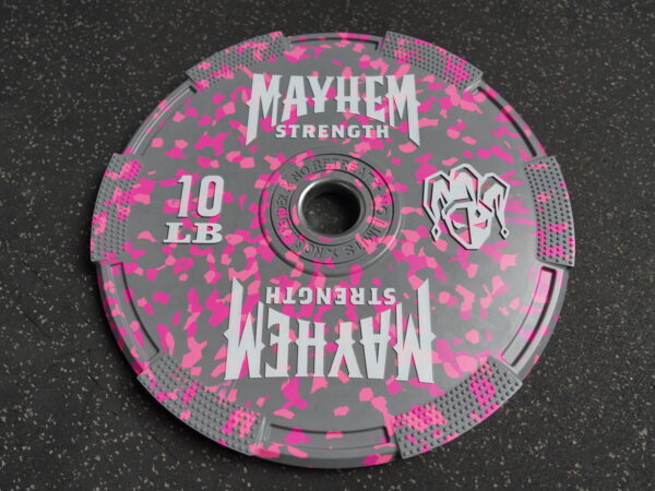 Mayhem Strength Neon Fleck Bumper Plates-10lb Pair