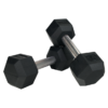MAYHEM STRENGTH RUBBER HEX DUMBBELLS 15lb