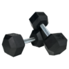 MAYHEM STRENGTH RUBBER HEX DUMBBELLS 30lb