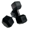 MAYHEM STRENGTH RUBBER HEX DUMBBELLS 90lb