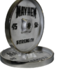 Mayhem Strength Chrome Deep Dish Iron Plates - Image 6