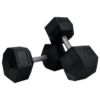 MAYHEM STRENGTH RUBBER HEX DUMBBELLS 70lb