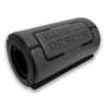 Black Barbell Rescue Nylon Brush for barbell cleaning.