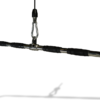 48-inch multi-grip lat pulldown bar cable attachment for versatile back exercises.